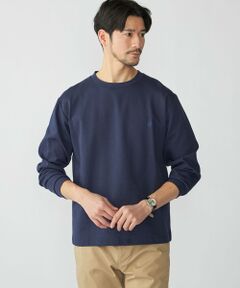 SHIPS / シップス Tシャツ | 【WEB限定】SHIPS:〈抗菌防臭〉ワンポイントロゴ ハイゲージバーズアイ ダブルフェイス 長袖Tシャツ