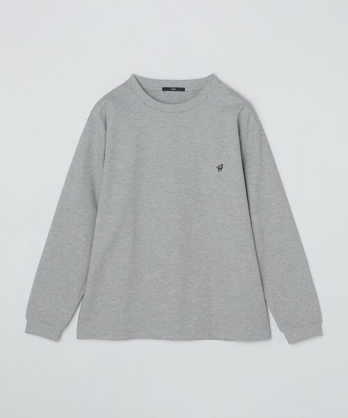 SHIPS / シップス Tシャツ | 【WEB限定】SHIPS:〈抗菌防臭〉ワンポイントロゴ ハイゲージバーズアイ ダブルフェイス 長袖Tシャツ | 詳細15