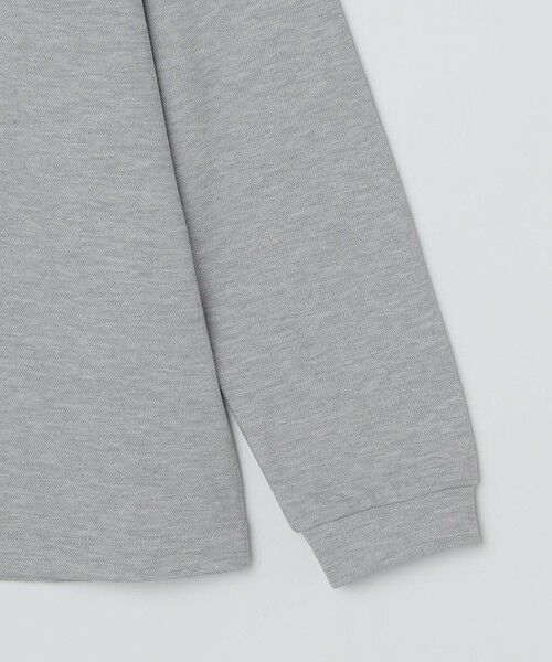 SHIPS / シップス Tシャツ | 【WEB限定】SHIPS:〈抗菌防臭〉ワンポイントロゴ ハイゲージバーズアイ ダブルフェイス 長袖Tシャツ | 詳細17