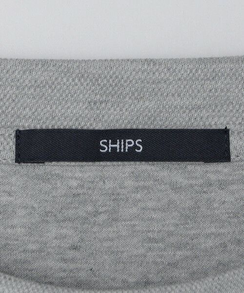 SHIPS / シップス Tシャツ | 【WEB限定】SHIPS:〈抗菌防臭〉ワンポイントロゴ ハイゲージバーズアイ ダブルフェイス 長袖Tシャツ | 詳細19