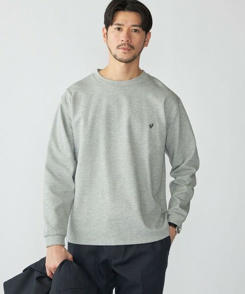 SHIPS / シップス Tシャツ | 【WEB限定】SHIPS:〈抗菌防臭〉ワンポイントロゴ ハイゲージバーズアイ ダブルフェイス 長袖Tシャツ | 詳細10