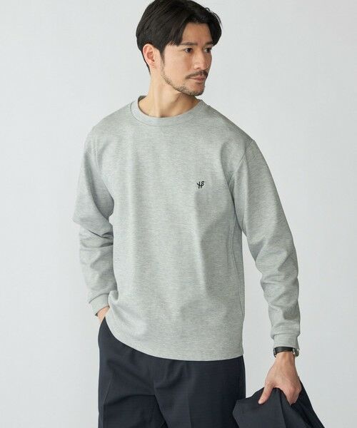 SHIPS / シップス Tシャツ | 【WEB限定】SHIPS:〈抗菌防臭〉ワンポイントロゴ ハイゲージバーズアイ ダブルフェイス 長袖Tシャツ | 詳細11