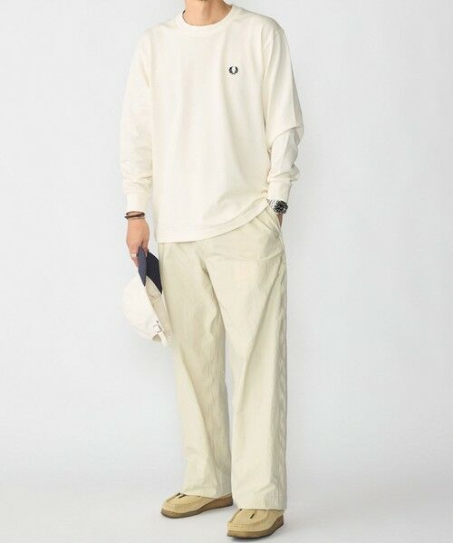 SHIPS / シップス Tシャツ | <新色予約中!>【SHIPS別注】FRED PERRY: ピケ ロングスリーブ T シャツ | 詳細10