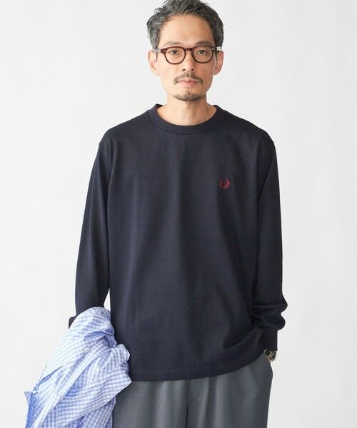 SHIPS / シップス Tシャツ | 【SHIPS別注】FRED PERRY: ピケ ロングスリーブ T シャツ | 詳細17