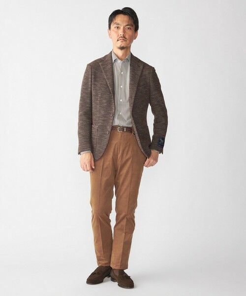 SHIPS / シップス Tシャツ | SHIPS: ジャージー ロンドンストライプ ワンピースカラー シャツ | 詳細4