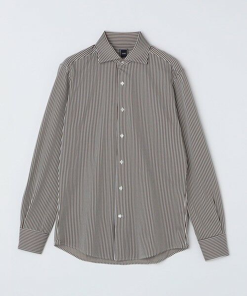 SHIPS / シップス Tシャツ | SHIPS: ジャージー ロンドンストライプ ワンピースカラー シャツ | 詳細5