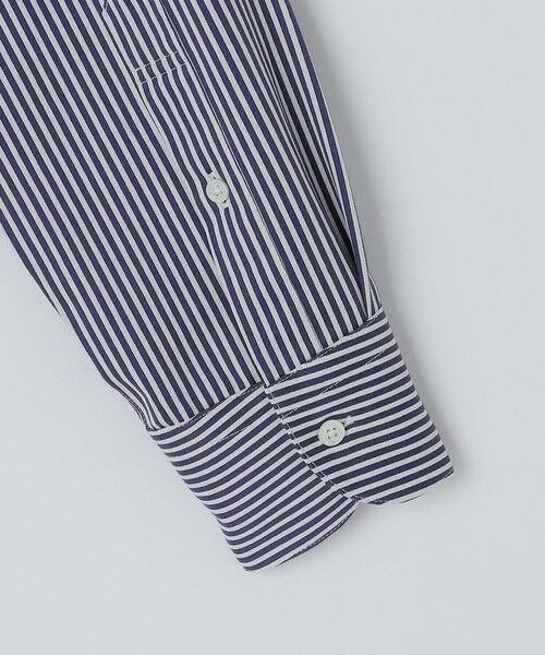 SHIPS / シップス Tシャツ | SHIPS: ジャージー ロンドンストライプ ワンピースカラー シャツ | 詳細16