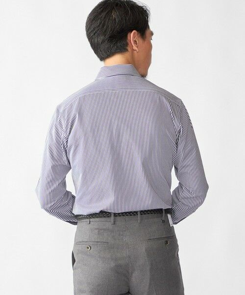 SHIPS / シップス Tシャツ | SHIPS: ジャージー ロンドンストライプ ワンピースカラー シャツ | 詳細8