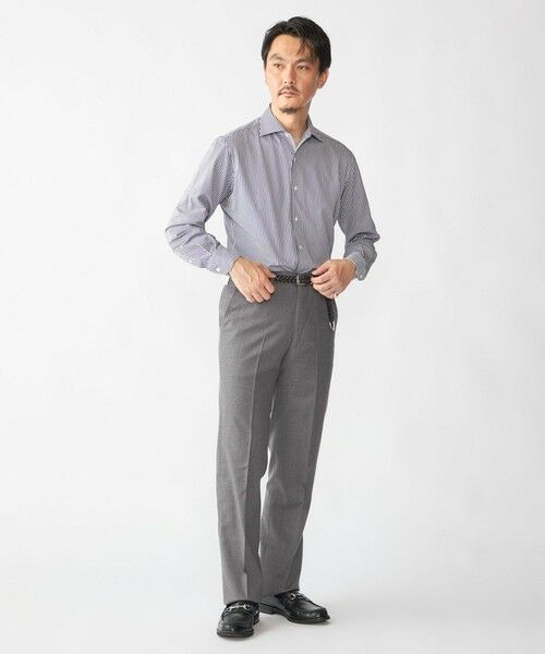 SHIPS / シップス Tシャツ | SHIPS: ジャージー ロンドンストライプ ワンピースカラー シャツ | 詳細10