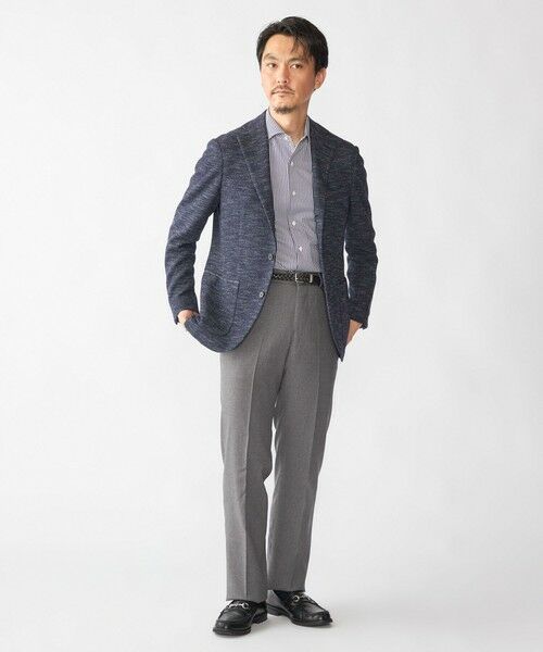 SHIPS / シップス Tシャツ | SHIPS: ジャージー ロンドンストライプ ワンピースカラー シャツ | 詳細12