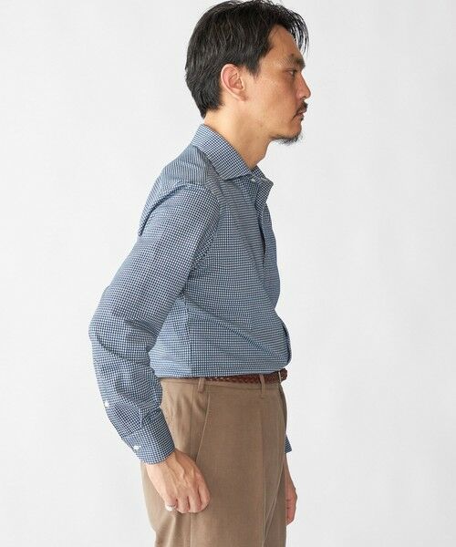 SHIPS / シップス Tシャツ | SHIPS: ジャージー ギンガムチェック ワンピースカラー シャツ | 詳細8