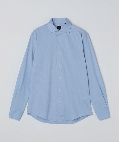 SHIPS / シップス Tシャツ | SHIPS: ジャージー サックス ソリッド ワンピースカラー シャツ | 詳細10