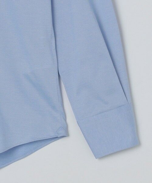 SHIPS / シップス Tシャツ | SHIPS: ジャージー サックス ソリッド ワンピースカラー シャツ | 詳細13