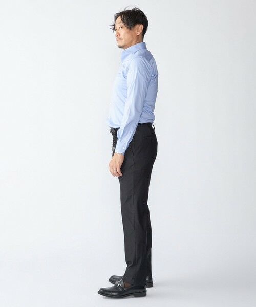 SHIPS / シップス Tシャツ | SHIPS: ジャージー サックス ソリッド ワンピースカラー シャツ | 詳細5