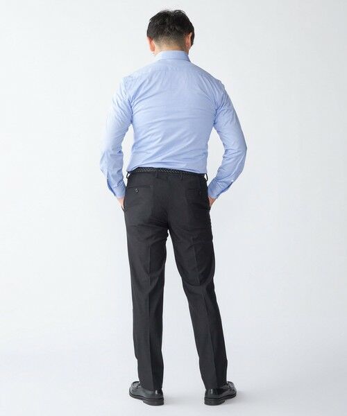 SHIPS / シップス Tシャツ | SHIPS: ジャージー サックス ソリッド ワンピースカラー シャツ | 詳細6