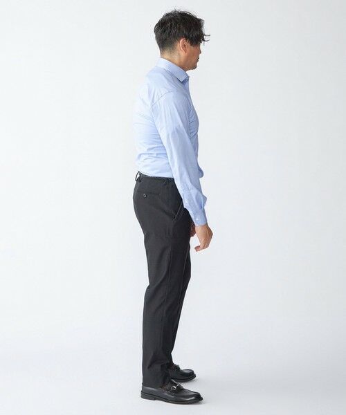 SHIPS / シップス Tシャツ | SHIPS: ジャージー サックス ソリッド ワンピースカラー シャツ | 詳細7