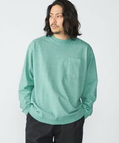 SHIPS / シップス Tシャツ | SHIPS: ピグメント スウェット ロングスリーブ Tシャツ