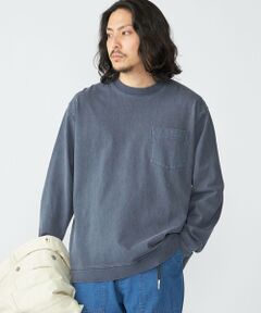 SHIPS / シップス Tシャツ | SHIPS: ピグメント スウェット ロングスリーブ Tシャツ