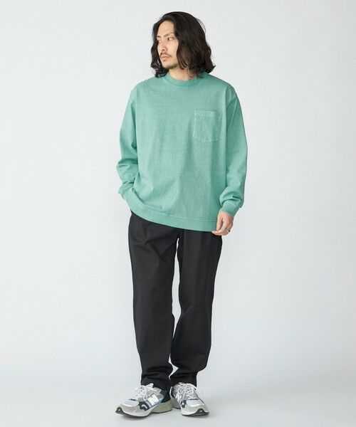 SHIPS / シップス Tシャツ | SHIPS: ピグメント スウェット ロングスリーブ Tシャツ | 詳細5