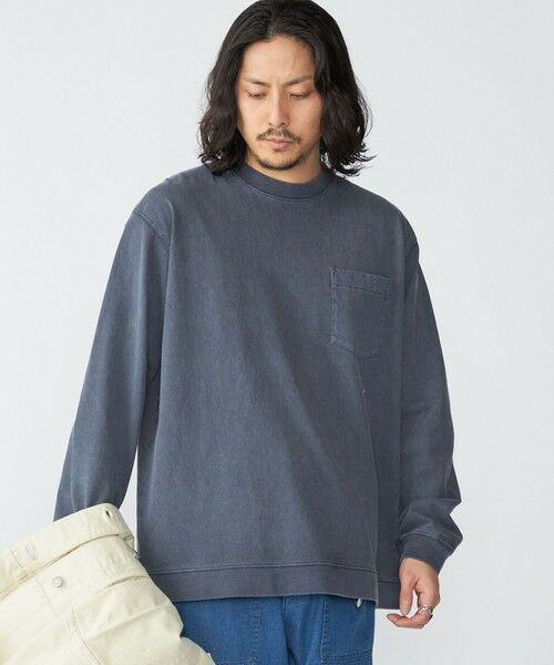 SHIPS / シップス Tシャツ | SHIPS: ピグメント スウェット ロングスリーブ Tシャツ | 詳細22