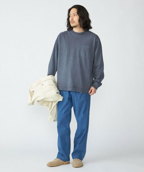 SHIPS / シップス Tシャツ | SHIPS: ピグメント スウェット ロングスリーブ Tシャツ | 詳細14