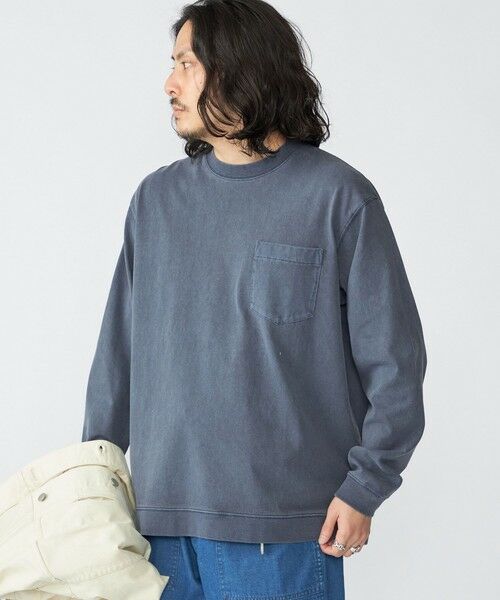 SHIPS / シップス Tシャツ | SHIPS: ピグメント スウェット ロングスリーブ Tシャツ | 詳細18