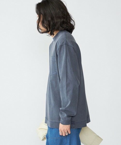 SHIPS / シップス Tシャツ | SHIPS: ピグメント スウェット ロングスリーブ Tシャツ | 詳細19