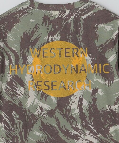 SHIPS / シップス Tシャツ | western hydrodynamic research: RASH GUARD L/S CAMO | 詳細3