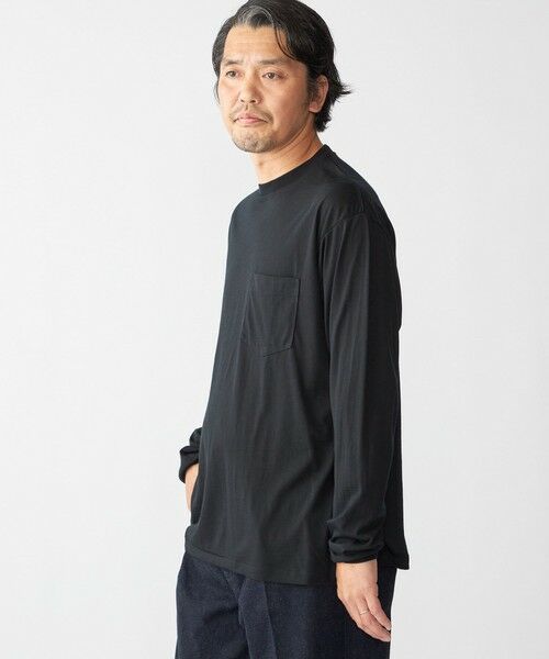 SHIPS / シップス Tシャツ | Southwick Gate Labl: メリノウール ロングスリーブ Tシャツ | 詳細1