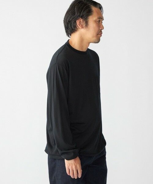 SHIPS / シップス Tシャツ | Southwick Gate Labl: メリノウール ロングスリーブ Tシャツ | 詳細3