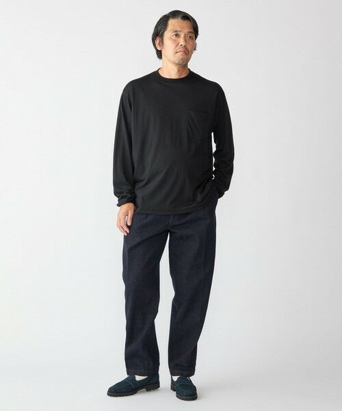 SHIPS / シップス Tシャツ | Southwick Gate Labl: メリノウール ロングスリーブ Tシャツ | 詳細4