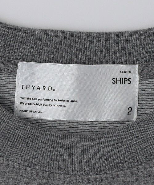 SHIPS / シップス Tシャツ | THYARD: 光電子(R) ドローコード Tシャツ | 詳細4