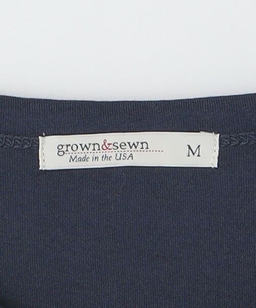 SHIPS / シップス Tシャツ | GROWN&SEWN: HENLEY LONG SLEEVE TEE | 詳細7