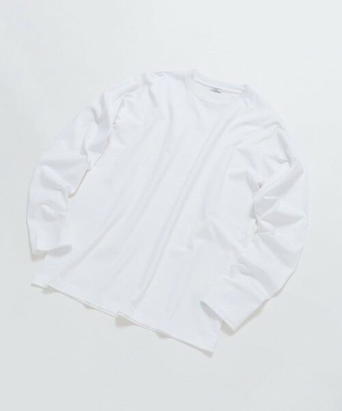 SHIPS / シップス Tシャツ | SHIPS: 抗菌・防臭 NANO-FINE(R) ハイゲージ クルーネック Tシャツ (ロンT) | 詳細1