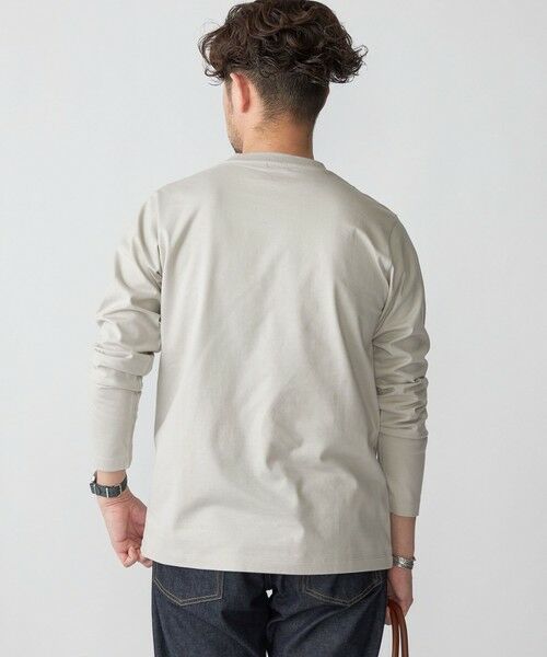 SHIPS / シップス Tシャツ | SHIPS: 抗菌・防臭 NANO-FINE(R) ハイゲージ クルーネック Tシャツ (ロンT) | 詳細10