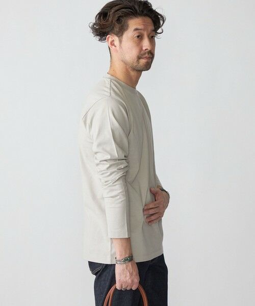 SHIPS / シップス Tシャツ | SHIPS: 抗菌・防臭 NANO-FINE(R) ハイゲージ クルーネック Tシャツ (ロンT) | 詳細11