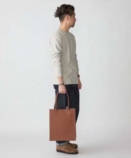 SHIPS / シップス Tシャツ | SHIPS: 抗菌・防臭 NANO-FINE(R) ハイゲージ クルーネック Tシャツ (ロンT) | 詳細14