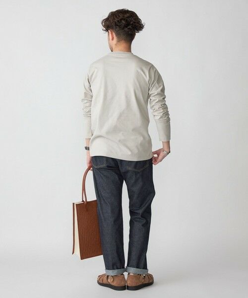 SHIPS / シップス Tシャツ | SHIPS: 抗菌・防臭 NANO-FINE(R) ハイゲージ クルーネック Tシャツ (ロンT) | 詳細15