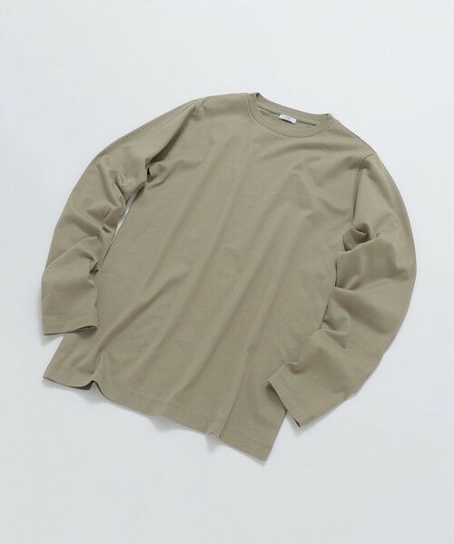 SHIPS / シップス Tシャツ | SHIPS: 抗菌・防臭 NANO-FINE(R) ハイゲージ クルーネック Tシャツ (ロンT) | 詳細27