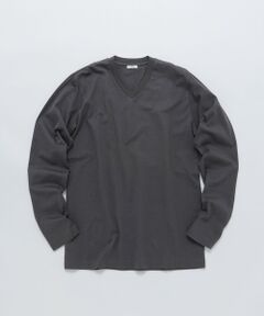 SHIPS / シップス Tシャツ | SHIPS: 抗菌・防臭 NANO-FINE(R) ハイゲージ Vネック Tシャツ (ロンT)