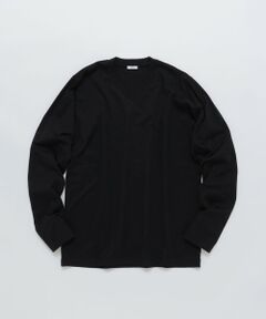 SHIPS / シップス Tシャツ | SHIPS: 抗菌・防臭 NANO-FINE(R) ハイゲージ Vネック Tシャツ (ロンT)