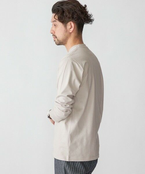 SHIPS / シップス Tシャツ | SHIPS: 抗菌・防臭 NANO-FINE(R) ハイゲージ Vネック Tシャツ (ロンT) | 詳細10