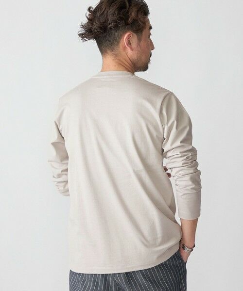 SHIPS / シップス Tシャツ | SHIPS: 抗菌・防臭 NANO-FINE(R) ハイゲージ Vネック Tシャツ (ロンT) | 詳細11