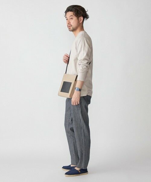 SHIPS / シップス Tシャツ | SHIPS: 抗菌・防臭 NANO-FINE(R) ハイゲージ Vネック Tシャツ (ロンT) | 詳細14