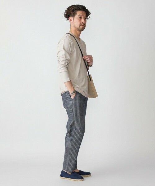 SHIPS / シップス Tシャツ | SHIPS: 抗菌・防臭 NANO-FINE(R) ハイゲージ Vネック Tシャツ (ロンT) | 詳細16