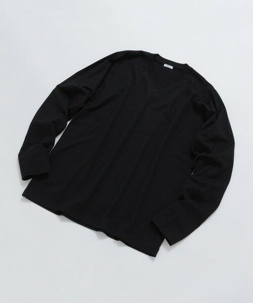 SHIPS / シップス Tシャツ | SHIPS: 抗菌・防臭 NANO-FINE(R) ハイゲージ Vネック Tシャツ (ロンT) | 詳細26