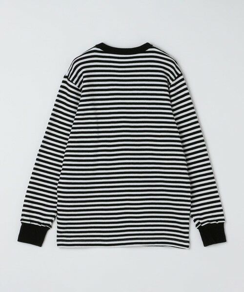 SHIPS / シップス Tシャツ | Slopeslow: Cotton interlock stripe long sleeve T | 詳細1
