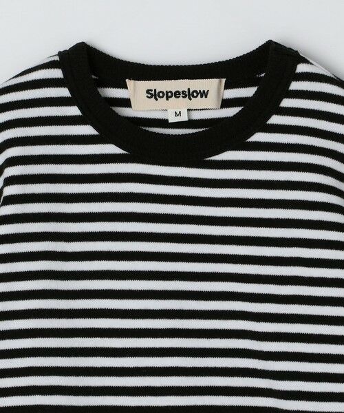 SHIPS / シップス Tシャツ | Slopeslow: Cotton interlock stripe long sleeve T | 詳細2