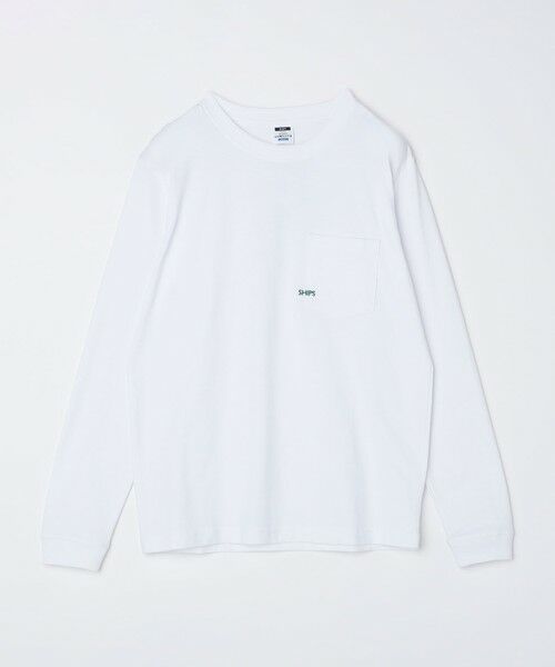 SHIPS / シップス Tシャツ | 【WEB限定】SHIPS: マイクロ SHIPSロゴ ポケット ロングスリーブ Tシャツ (ロンT) | 詳細18
