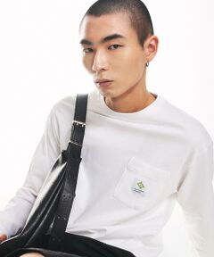 SHIPS / シップス Tシャツ | City Ambient Products: スクエアロゴ ポケット ロングスリーブ Tシャツ